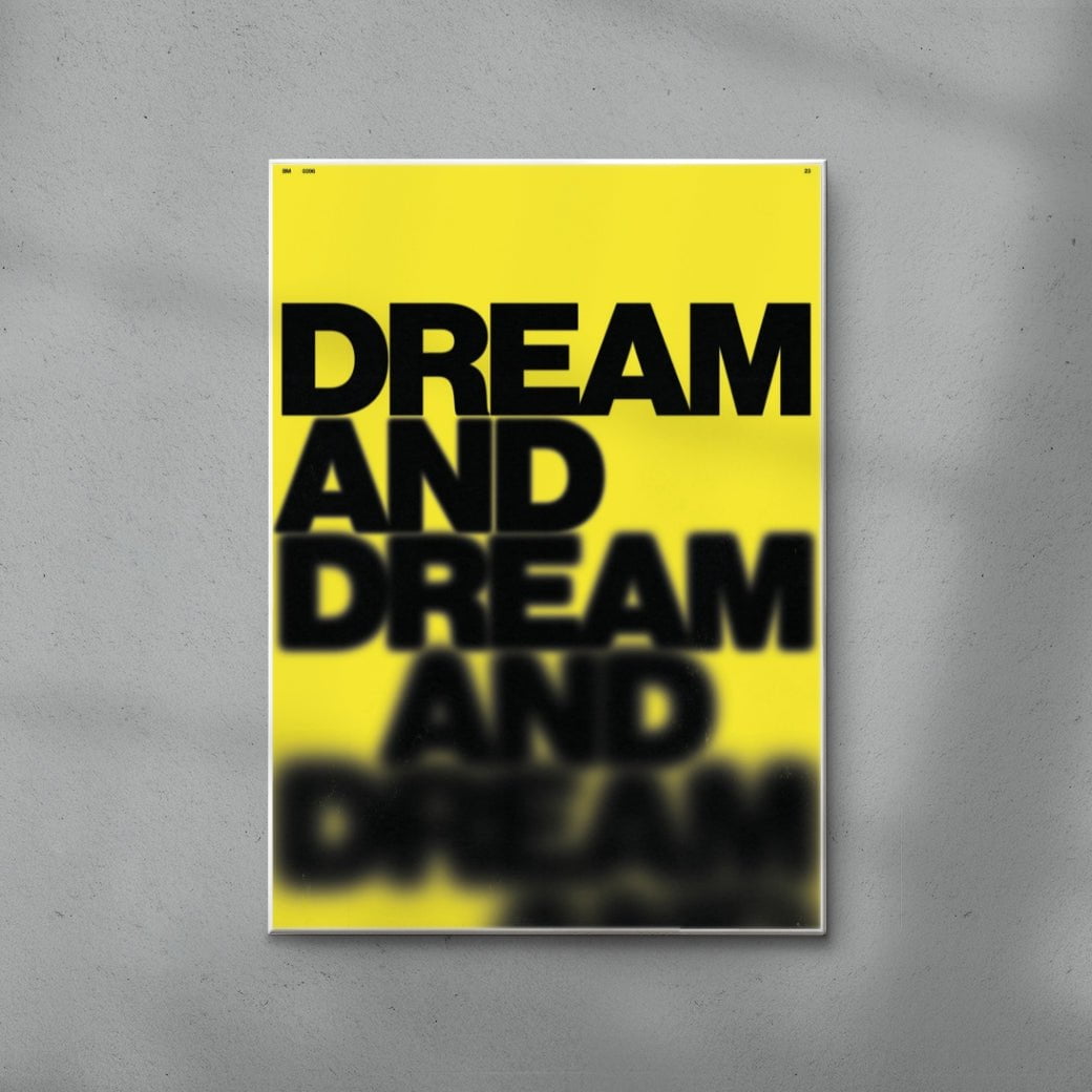 DREAM contemporary wall art print by Brad Mead - sold by DROOL