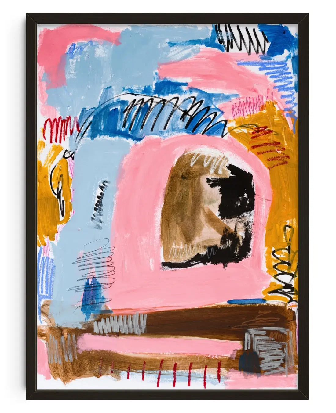 Summer Time contemporary art print by Caitlin Flood-Molyneux - sold by DROOL