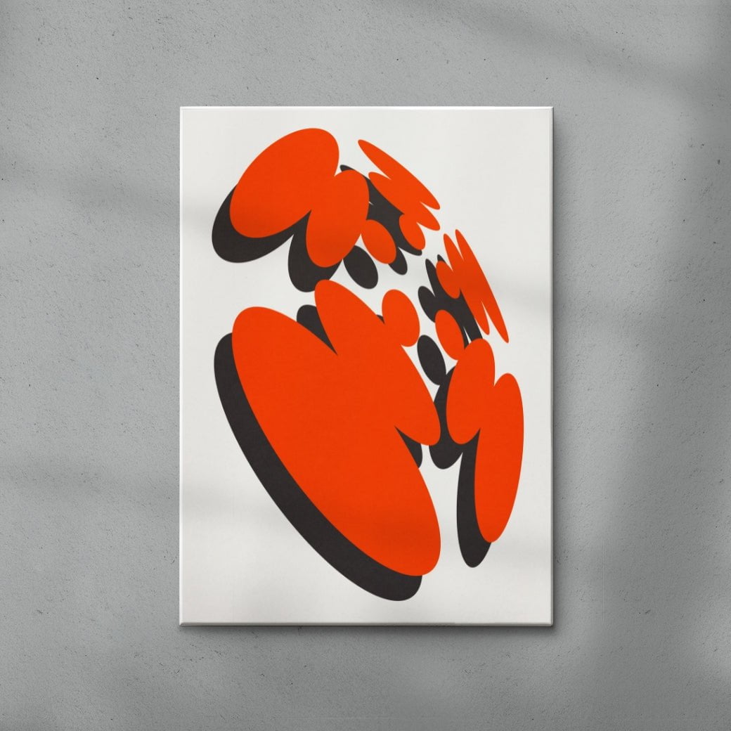 Whirl 2 contemporary wall art print by Edan Strachan - sold by DROOL
