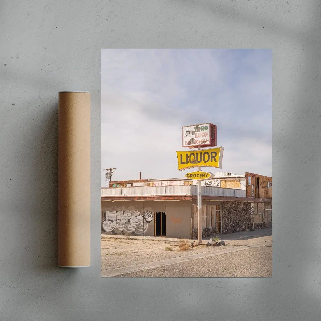 Abandoned Liquor contemporary wall art print by Steven Clouse - sold by DROOL