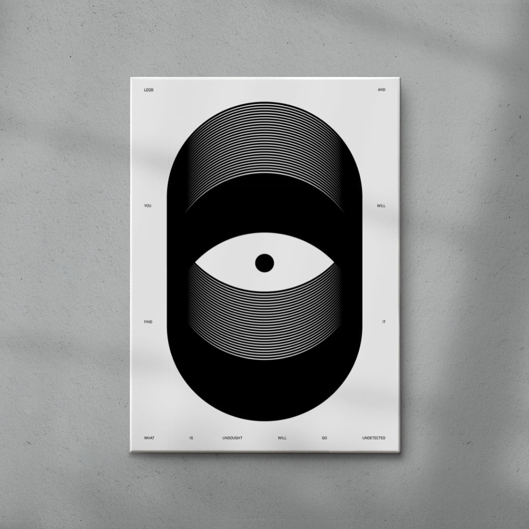 Look contemporary wall art print by John Schulisch - sold by DROOL