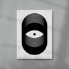 Look contemporary wall art print by John Schulisch - sold by DROOL