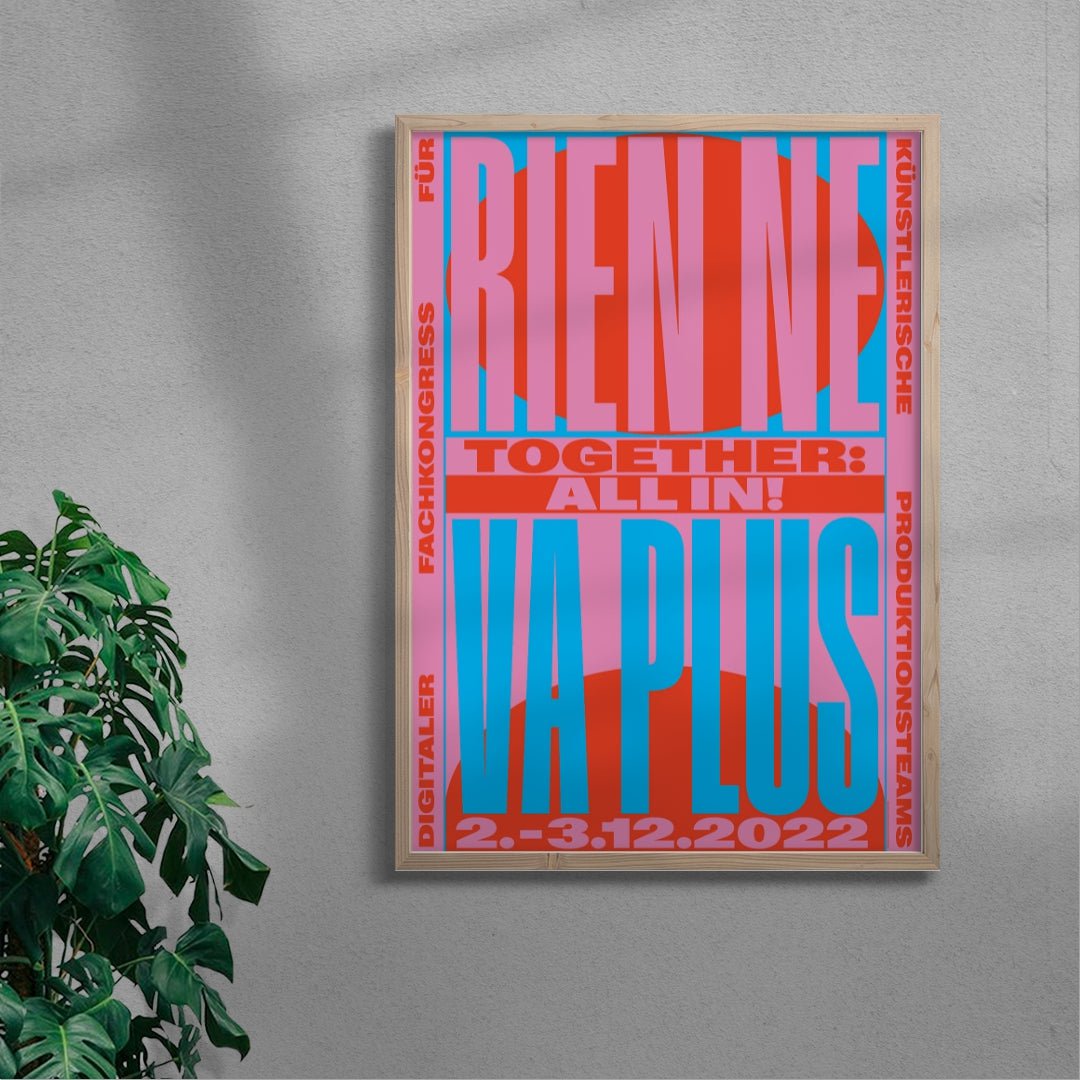 Rien ne va plus contemporary wall art print by Sara Cristina Moser - sold by DROOL