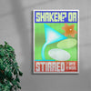 Shaken or Stirred contemporary wall art print by Ciara Wade - sold by DROOL