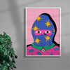 See you 2 contemporary wall art print by Azaazelus - sold by DROOL