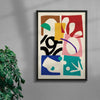 Paper Garden contemporary wall art print by Stell Paper - sold by DROOL