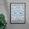 Blue Dreams contemporary wall art print by KBAR Archive - sold by DROOL