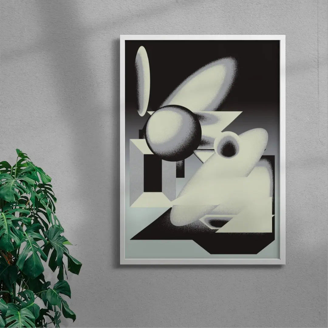 Neo Cubism contemporary wall art print by Casiel Checoni - sold by DROOL