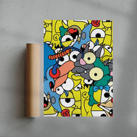 Thumbnail for Simpson Megamixed contemporary wall art print by Ignorance1 - sold by DROOL