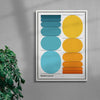 Breathe contemporary wall art print by Mirza Talovic - sold by DROOL