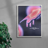 Touch contemporary wall art print by Antoine Paikert - sold by DROOL
