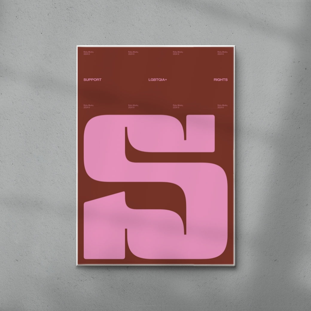 Full Support contemporary wall art print by Ricky Mocky - sold by DROOL