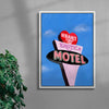 Erotica Motel contemporary wall art print by Laurie Campbell - sold by DROOL