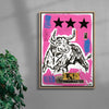 The Ringmaster contemporary wall art print by Caitlin Flood-Molyneux - sold by DROOL