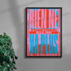Rien ne va plus contemporary wall art print by Sara Cristina Moser - sold by DROOL