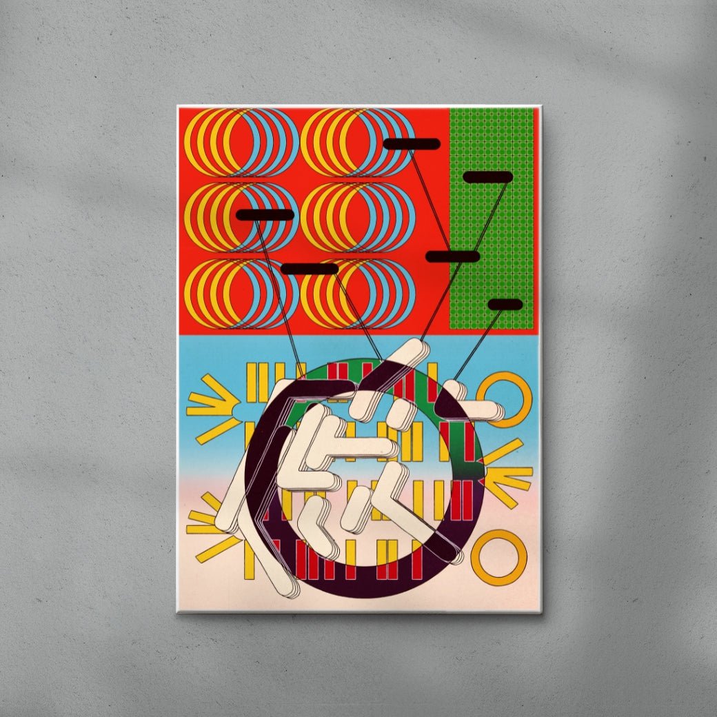 Space Track contemporary wall art print by Tristan Huschke - sold by DROOL