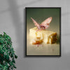 ButterFly contemporary wall art print by Alex Valentina - sold by DROOL