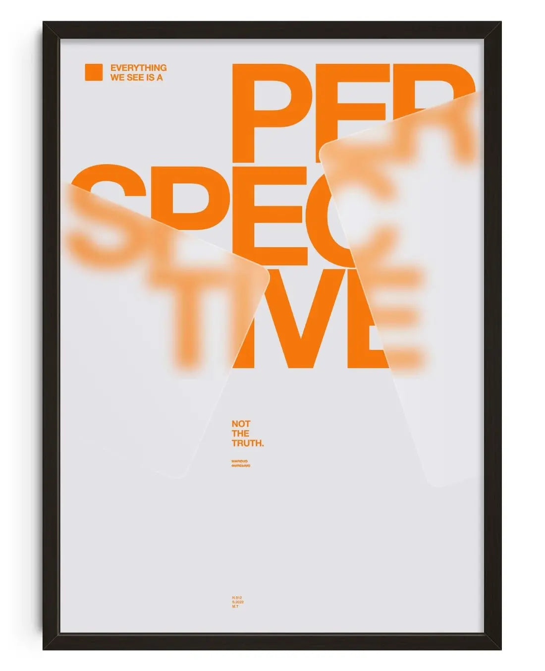 Perspective contemporary wall art print by Mirza Talovic - sold by DROOL