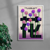 Bloom contemporary wall art print by Othman Zougam - sold by DROOL