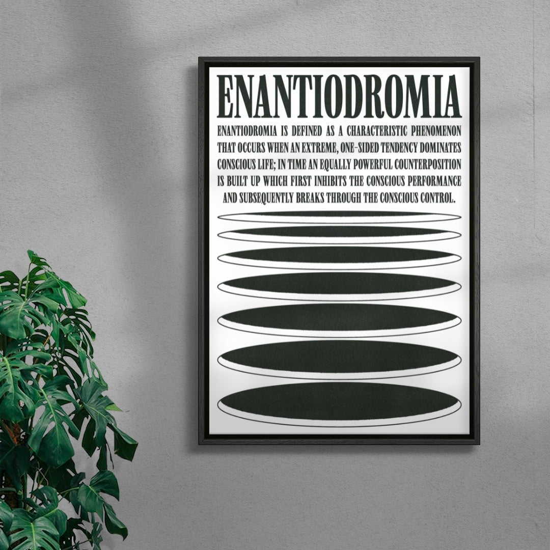 Enantiodromia contemporary wall art print by Utsav Verma - sold by DROOL