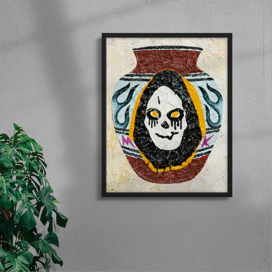 Pot 43 contemporary wall art print by Julien Jaca - sold by DROOL