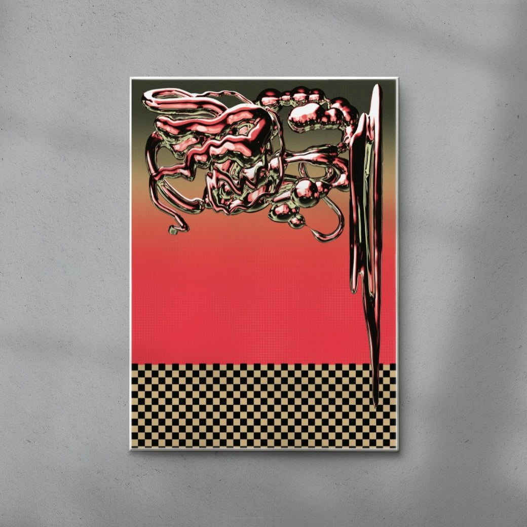 Virtual Dream 3/3 contemporary wall art print by Tristan Miller - sold by DROOL