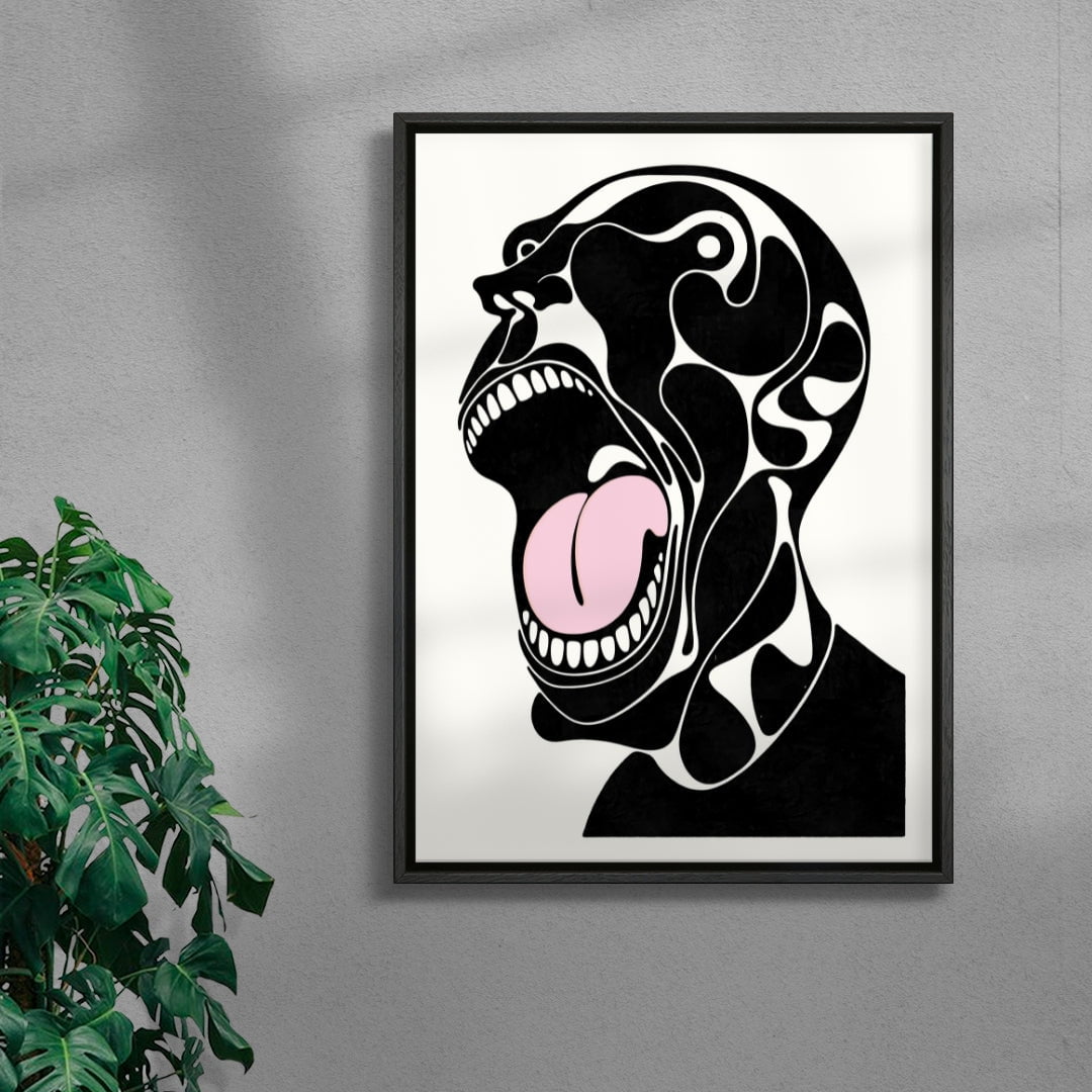 Brexit Apprentice contemporary wall art print by Henrik Delehag - sold by DROOL