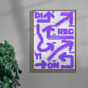 Direction contemporary wall art print by cloud.cb - sold by DROOL