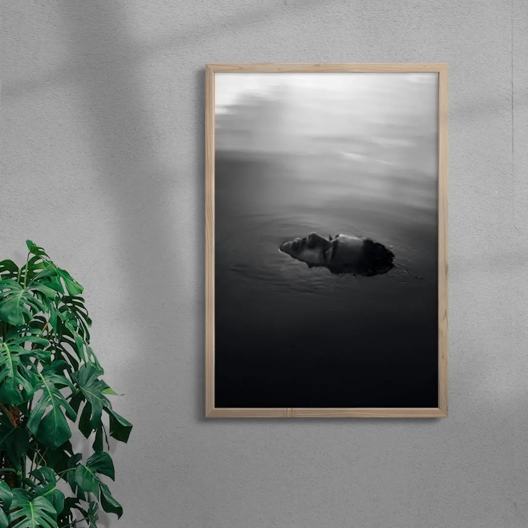Surfacing contemporary wall art print by Thanushan Uthayakumar - sold by DROOL