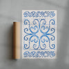 Blue Dreams contemporary wall art print by KBAR studio - sold by DROOL