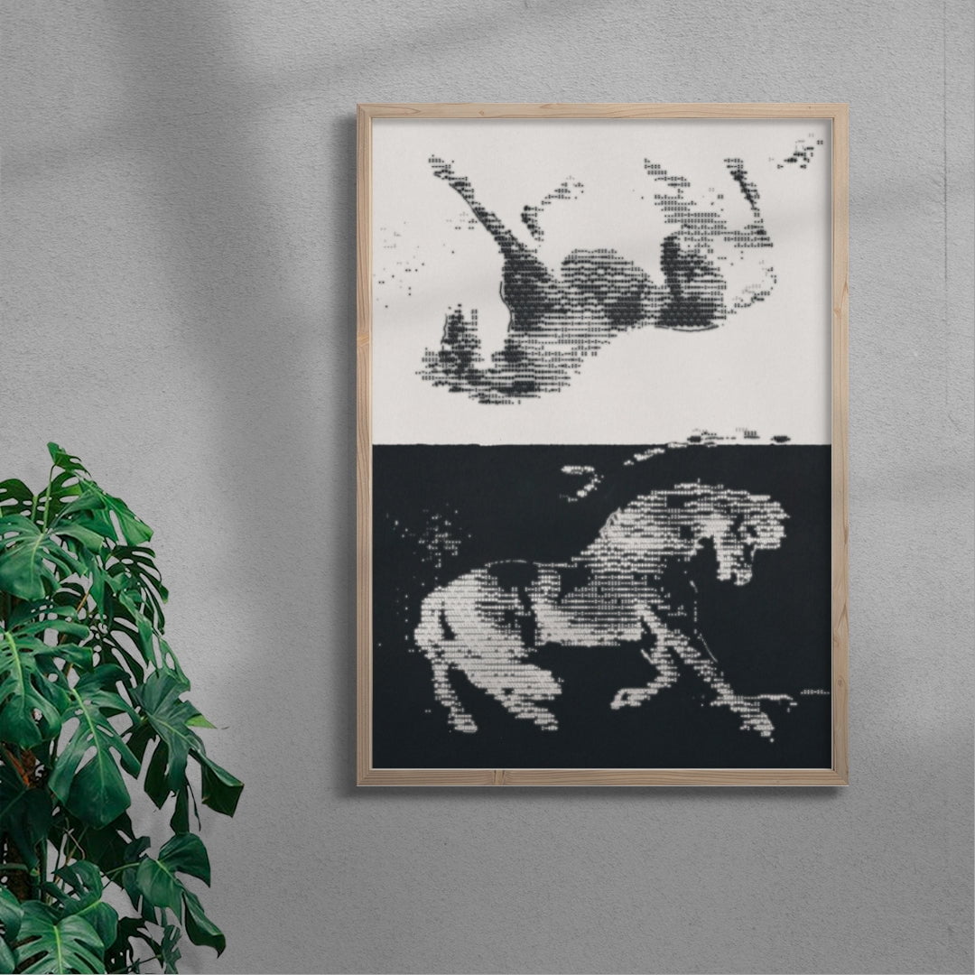 Frolic contemporary wall art print by KBAR Archive - sold by DROOL