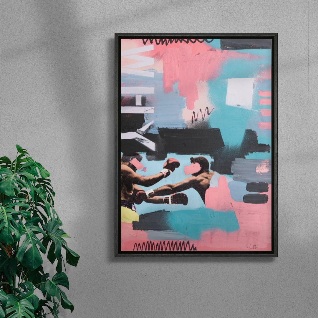 Fallout contemporary wall art print by Caitlin Flood-Molyneux - sold by DROOL