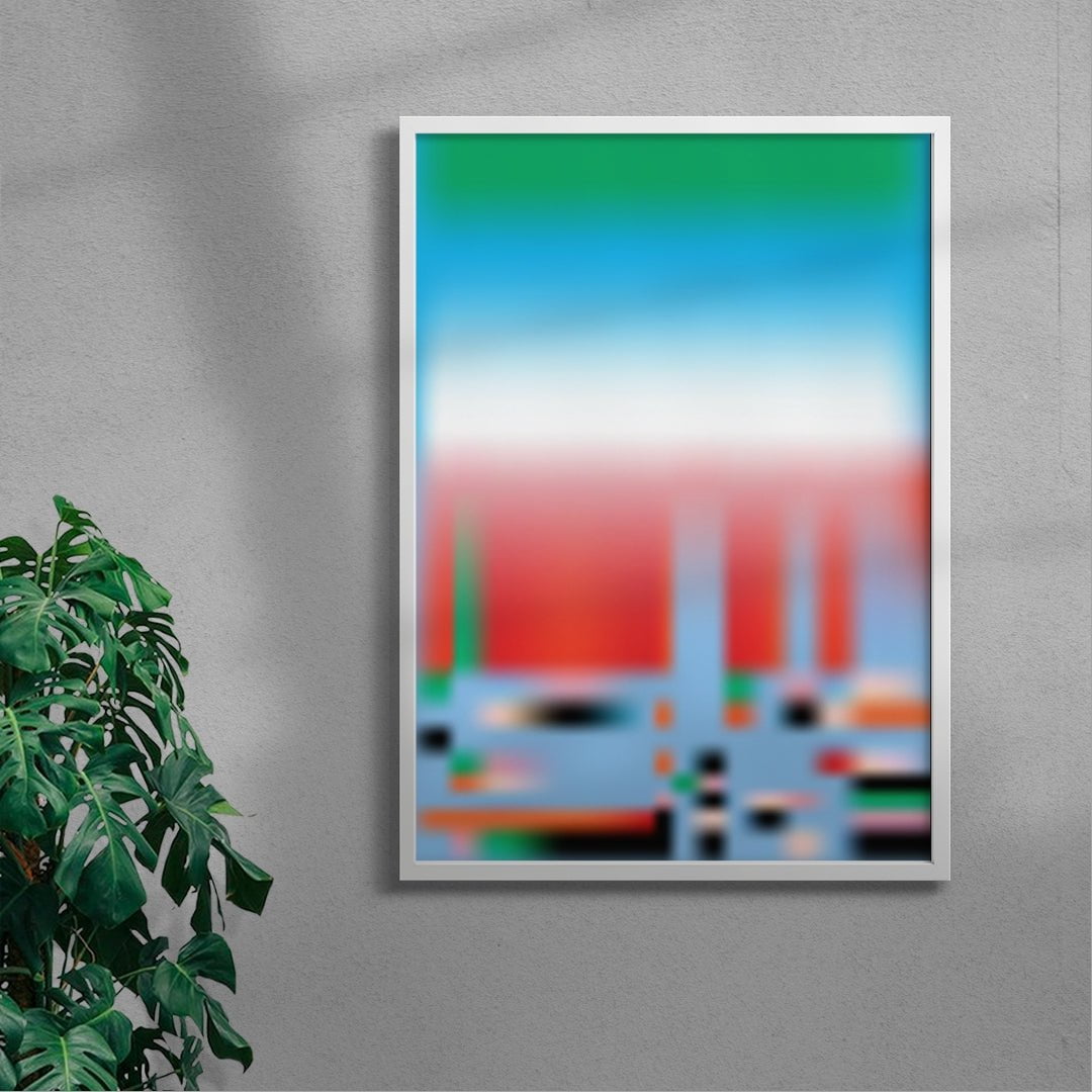 Sound Meditations contemporary wall art print by Kim Van Vuuren - sold by DROOL