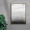 Air contemporary wall art print by Pangram Pangram Foundry - sold by DROOL