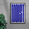 MOIST contemporary wall art print by Carla Palette - sold by DROOL