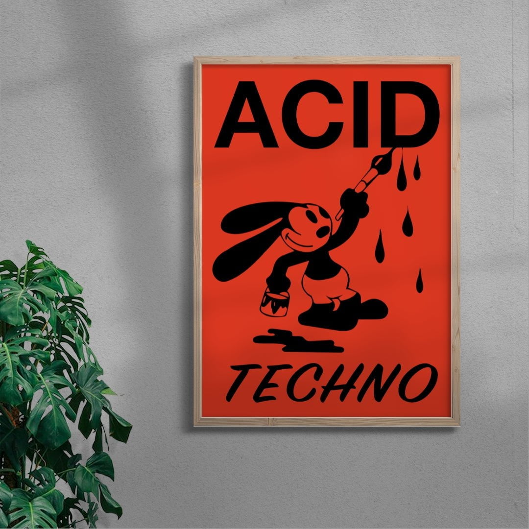 Acid Techno contemporary wall art print by Ignorance1 - sold by DROOL