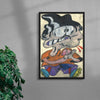 Eddy contemporary wall art print by Austin Ansbro - sold by DROOL