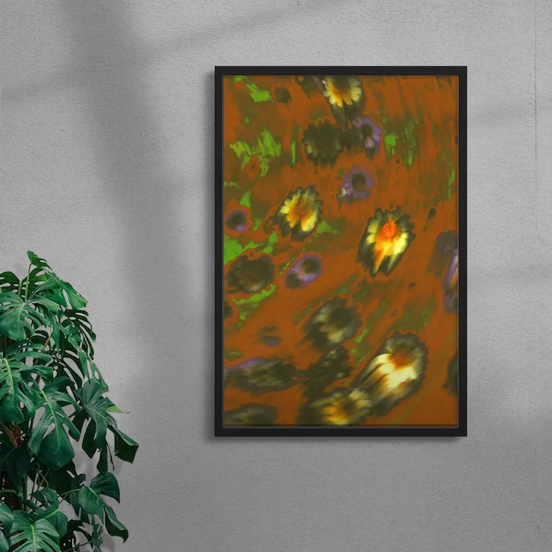 Sinking field contemporary wall art print by Omar Belattar - sold by DROOL