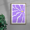 Violet Thirst - UNFRAMED contemporary wall art print by Kim Van Vuuren - sold by DROOL