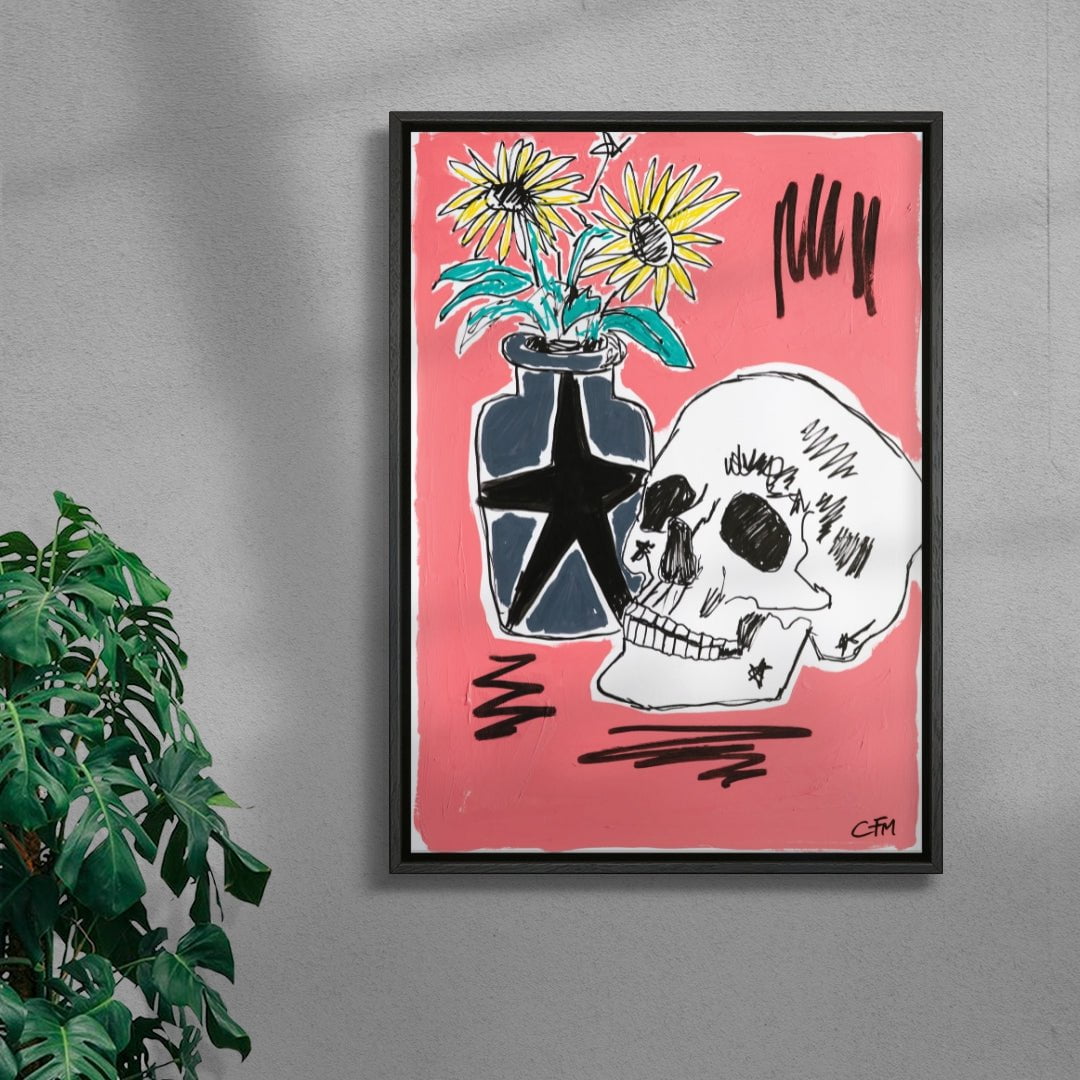 Certainty contemporary wall art print by Caitlin Flood-Molyneux - sold by DROOL