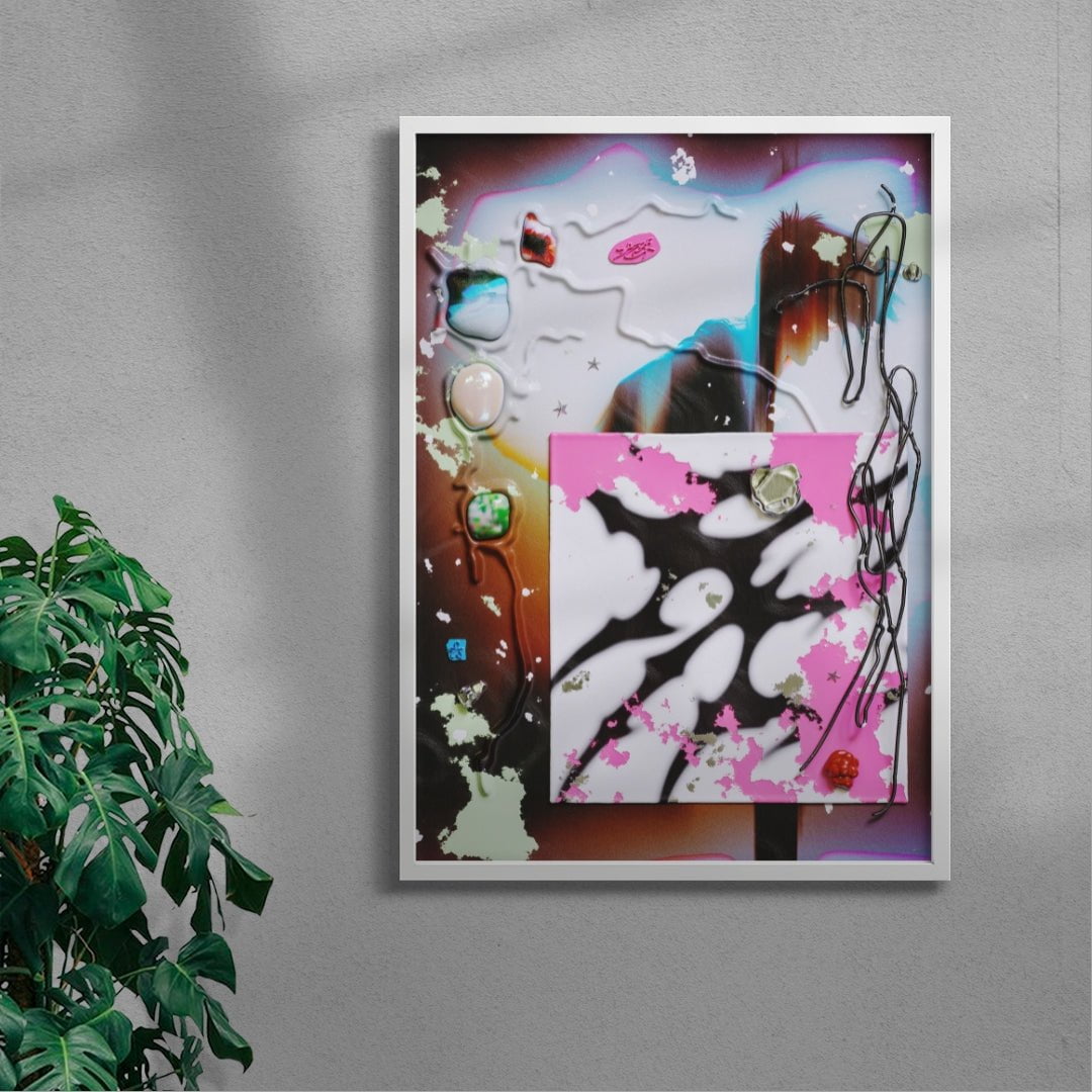 Running Away contemporary wall art print by Kitasavi - sold by DROOL