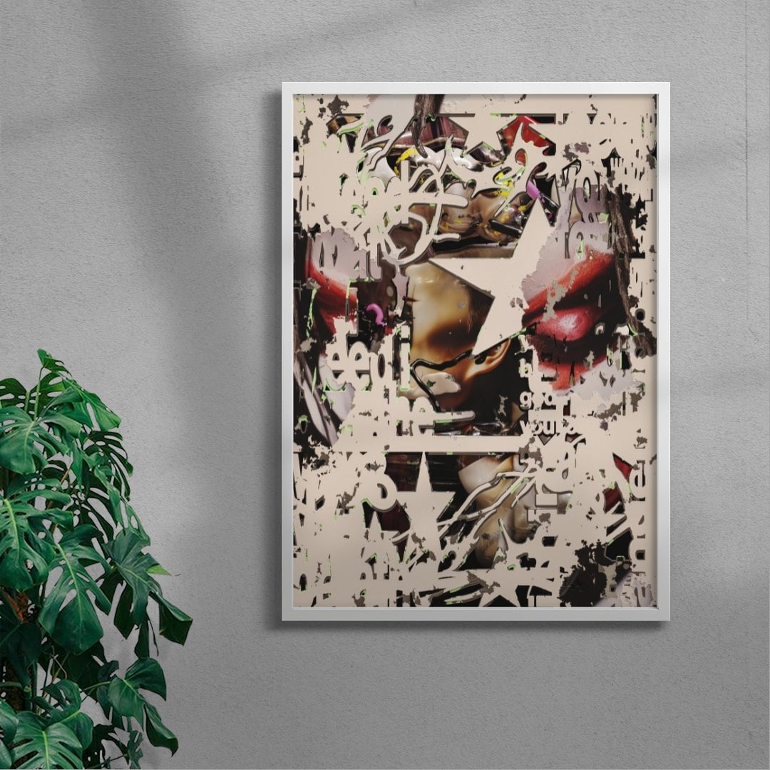 I Breathe What You Breathe contemporary wall art print by Kitasavi - sold by DROOL
