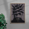 Thoughts contemporary wall art print by Meindl Taxer - sold by DROOL