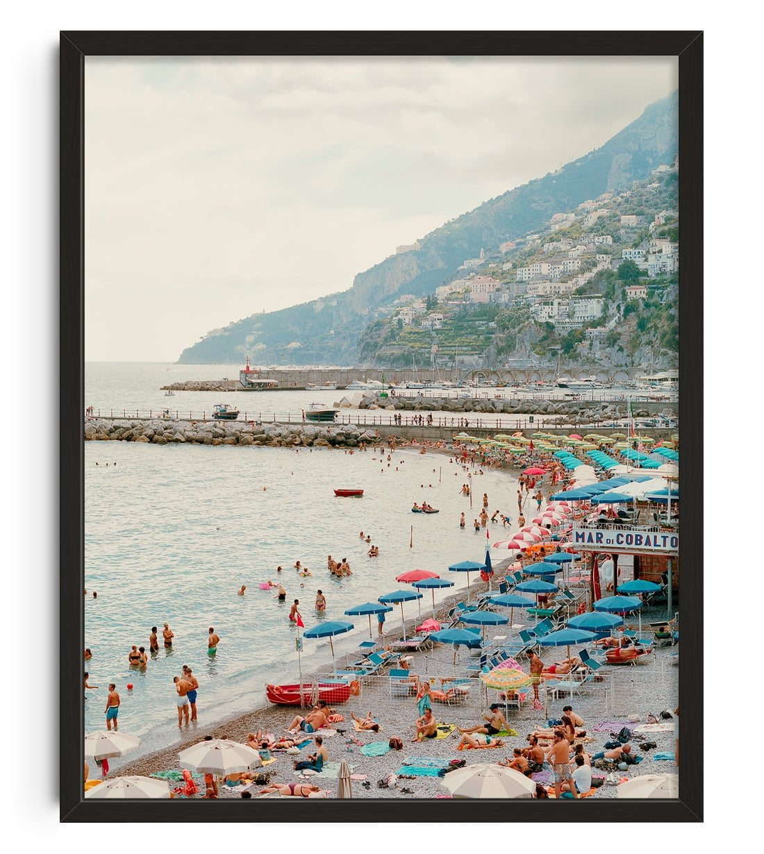 Mar Di Cobalto contemporary wall art print by Francesco Aglieri Rinella - sold by DROOL