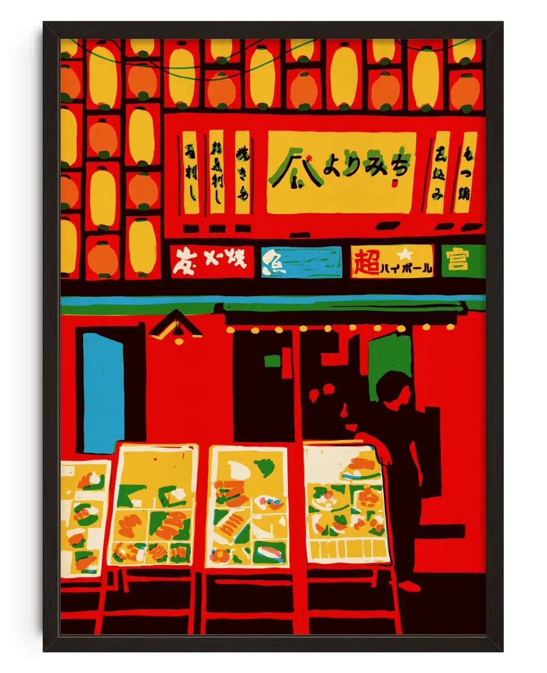 A Tokyo Summer Night contemporary art print by Qi Ren - sold by DROOL