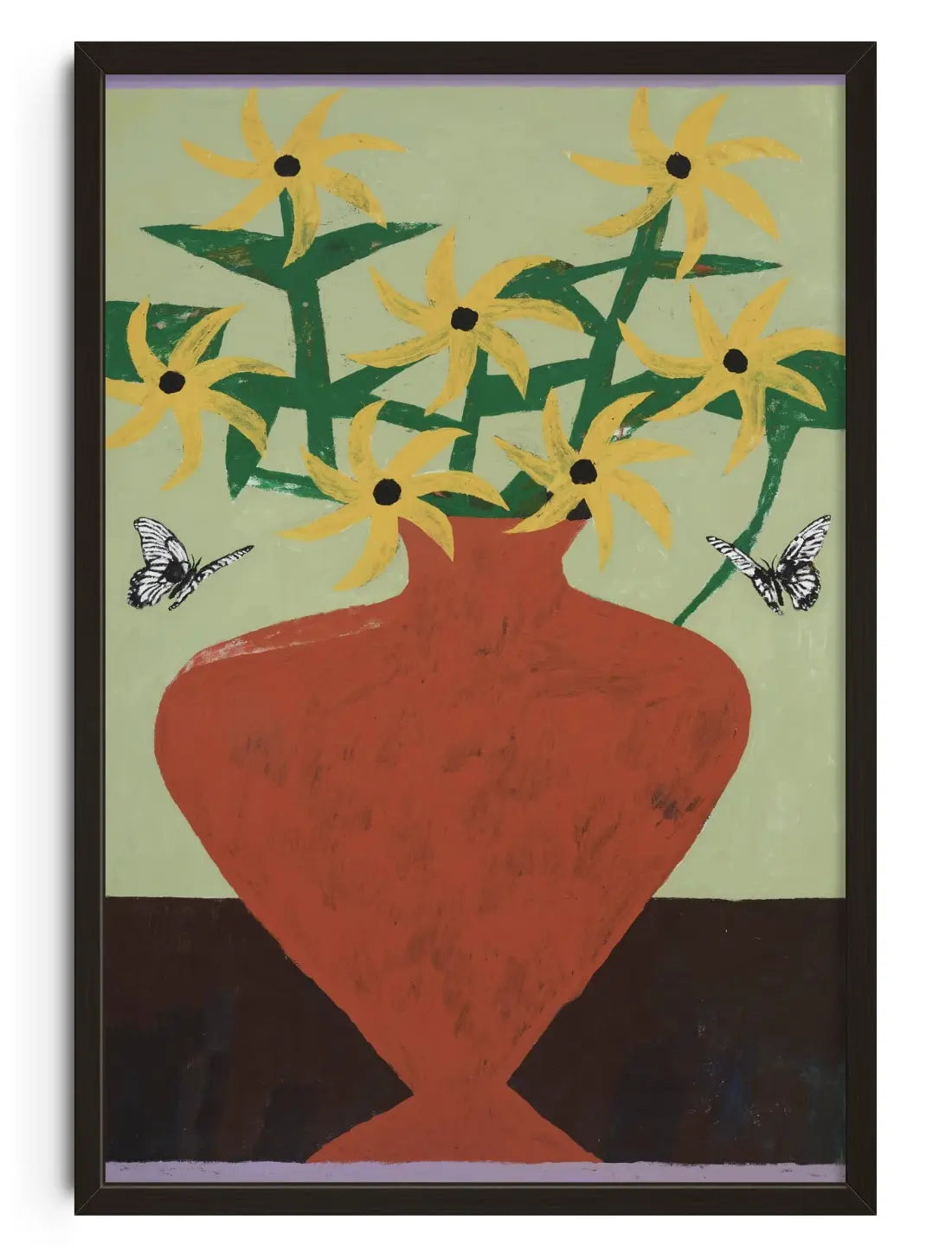 Terracotta Vase contemporary wall art print by Colby Edwards - sold by DROOL
