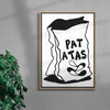 PATATAS contemporary wall art print by Max Blackmore - sold by DROOL