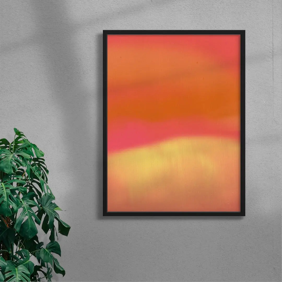 Abstract landscape in vivid colors