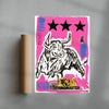 The Ringmaster contemporary wall art print by Caitlin Flood-Molyneux - sold by DROOL