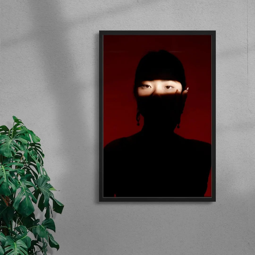 Concealed contemporary wall art print by Omar Salah - sold by DROOL